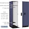 Salsbury Industries 1 Tier Designer Locker, 54"Wx76"Hx24"D, 3 Door, Blue 18-21364BLU - alternate 2